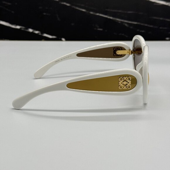 NEW LOEWE LW40132I 25G WHITE/GOLD UNISEX SUNGLASSES LOEWE main image 4